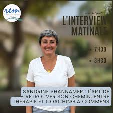 Visuel podcast sur Sandrine Shannamer